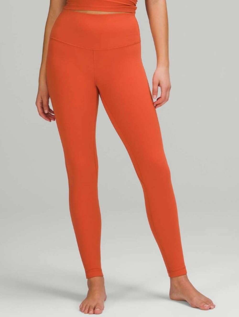Lululemon Align High Rise Leggings 28" Nulu Canyon Orange Size 14